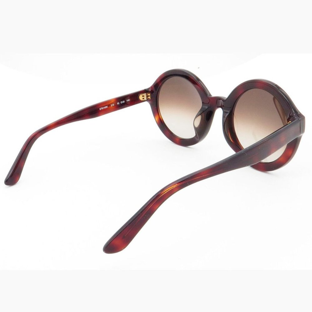 NEW ETRO Italian Round Havana Sunglasses (100% UV Protection) - Picture 6 of 11